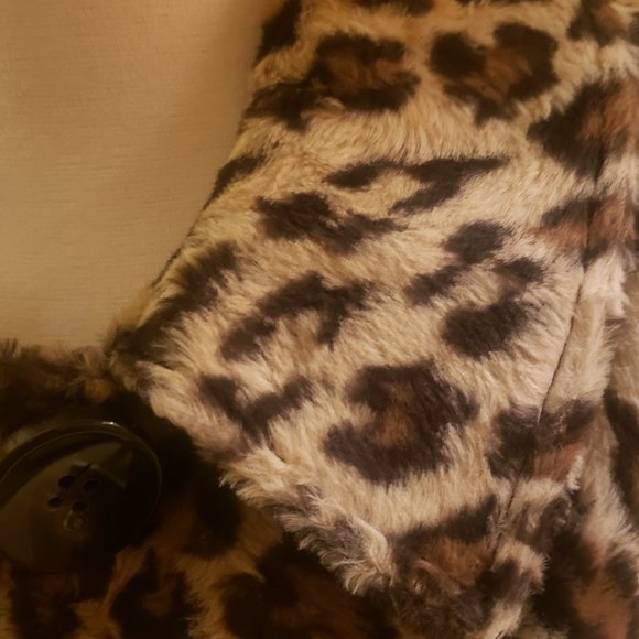 Charles Gray Leopard Print Jacket Size XS - Picture 2 of 14